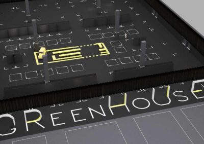 Greenhouse stand packages - concept layout 2027