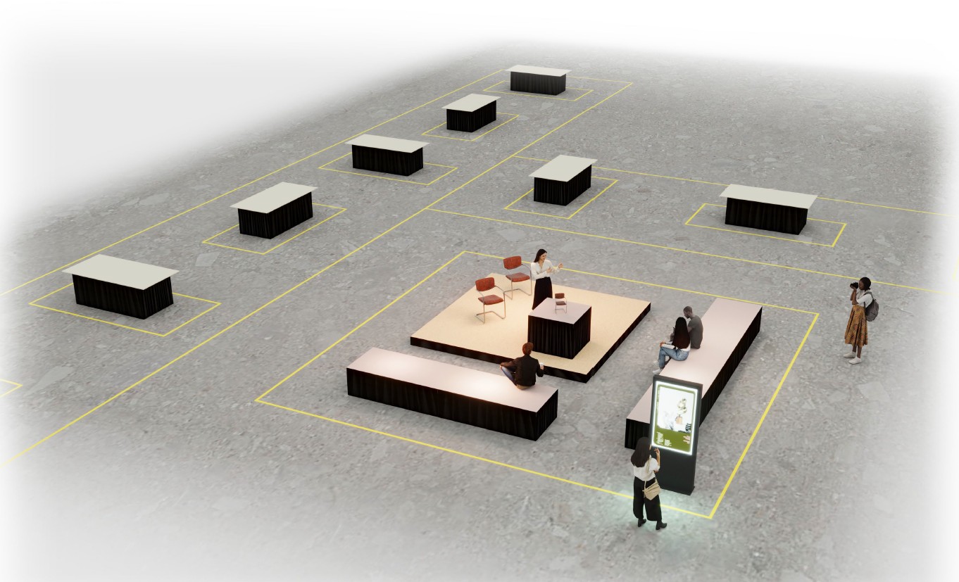 Scandinavian Innovators: Stand package – Table, Innovation Area