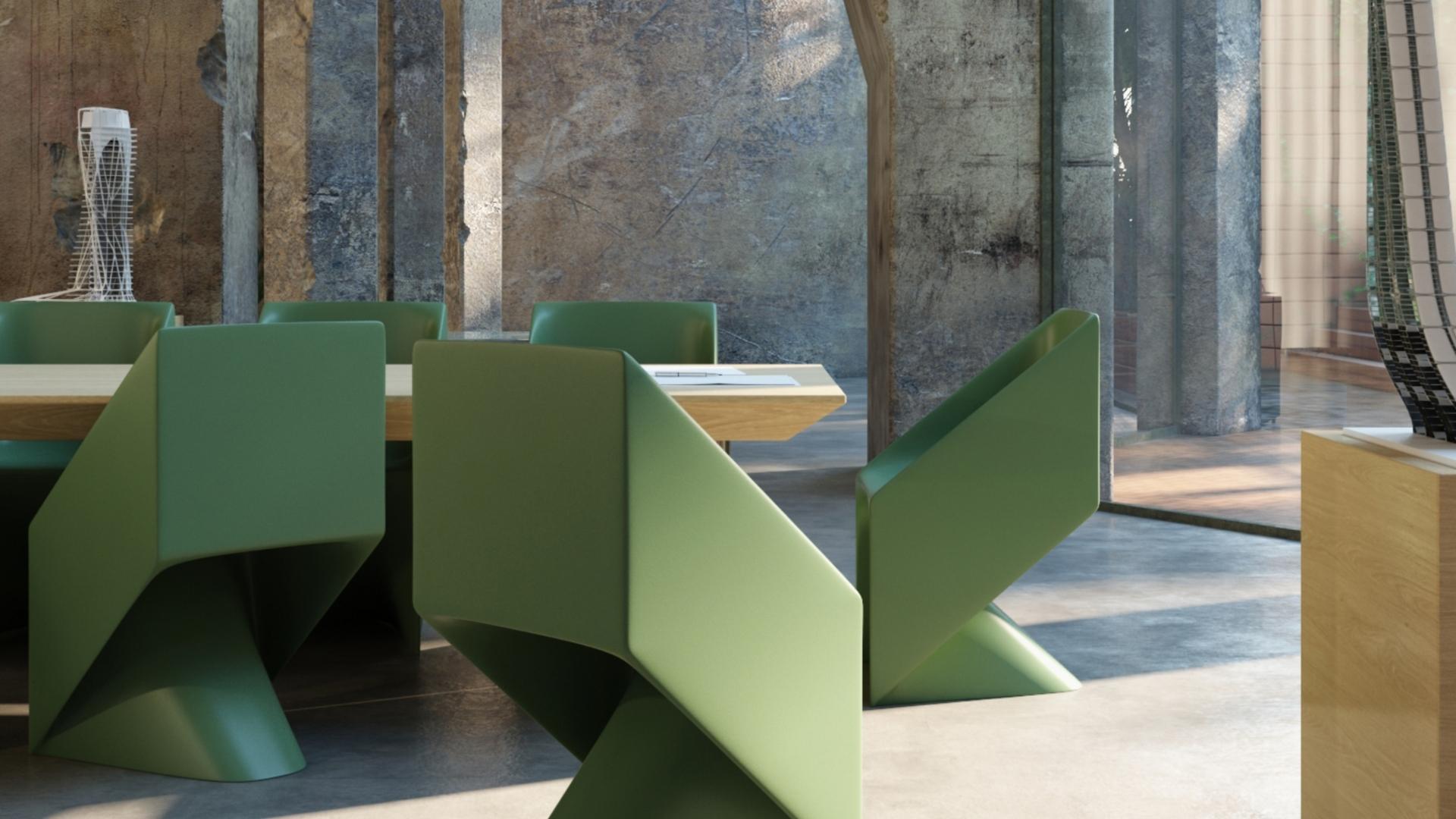 posts header 1920x1080px Green design chair that won 1 st prize at Buildners architect award in previous competition.